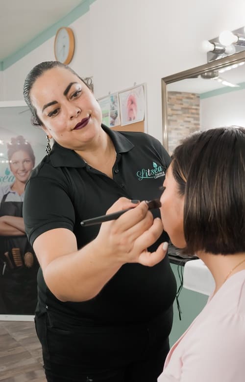 Maquillaje de modelo