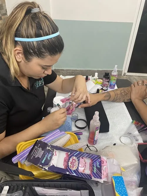 Professional hand massage