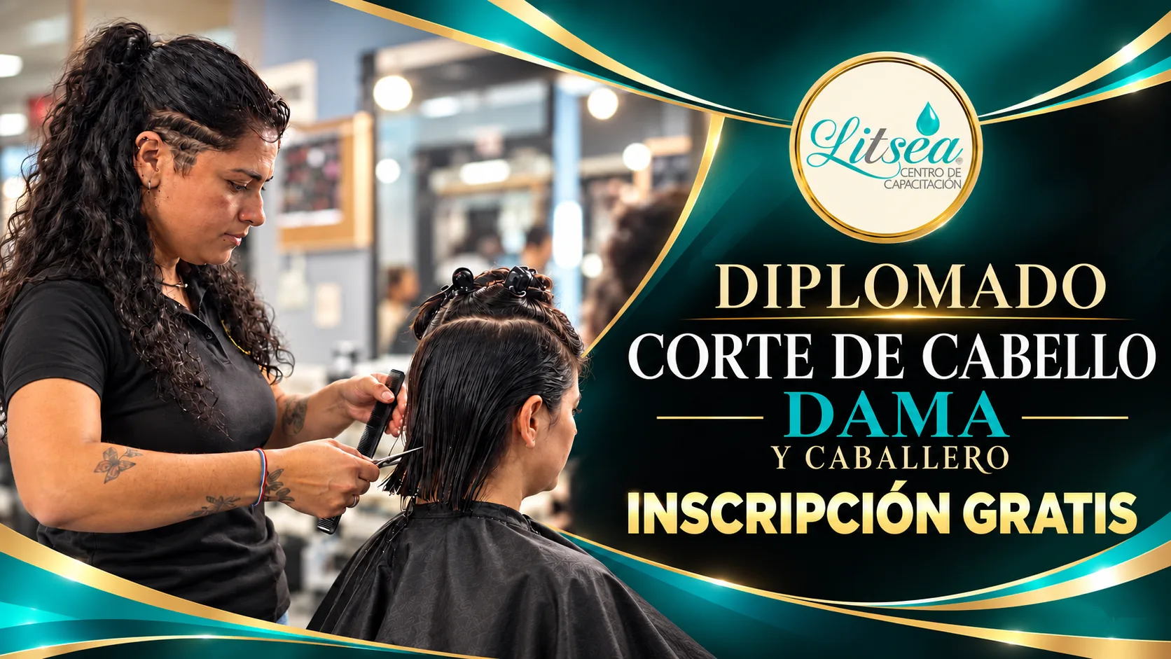 ✂️💇‍♀️ CURSO PROFESIONAL DE CORTE DE CABELLO PARA DAMA Y CABALLERO Fórmate como Estilista Profesional con un curso enfocado **80% en cortes para dama**, sin dejar de aprender técnicas clásicas para caballero. Aprenderás: • Uso correcto de herramientas