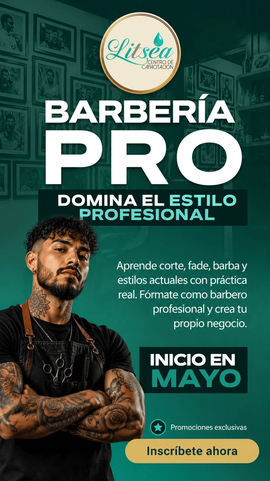Litsea Professional Barbering Course
